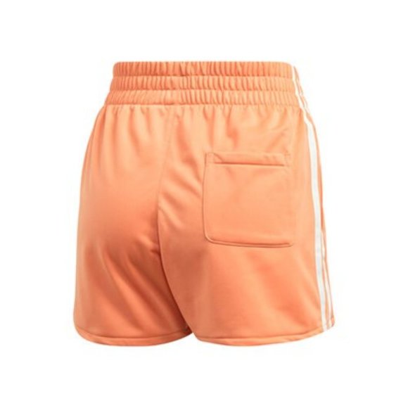 Adidas Originals Women 3 Stripes Shorts Orange - Picture 5 of 5